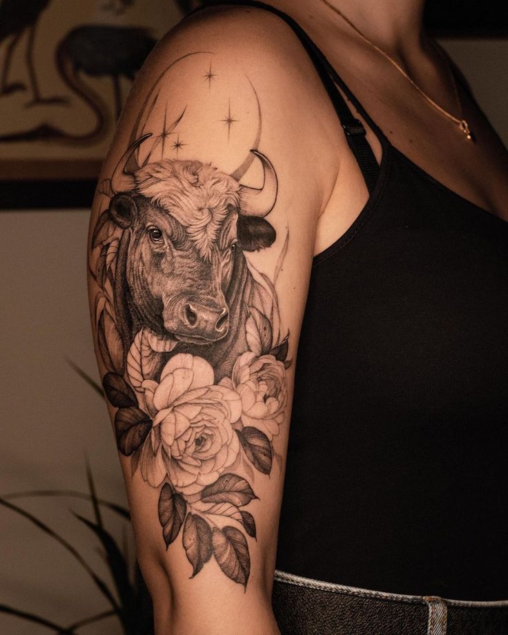  Big Tantalizing Taurus Body Art
