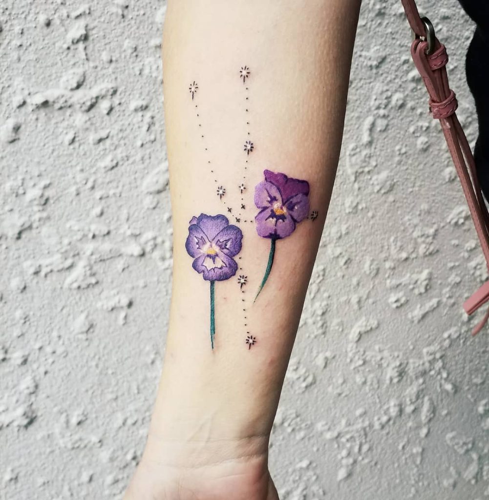 Birth Flower Tattoo