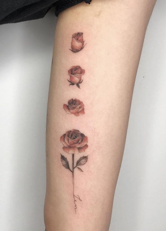 Blooming Rose Tats
