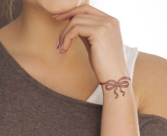 Bow Bracelet Tattoos