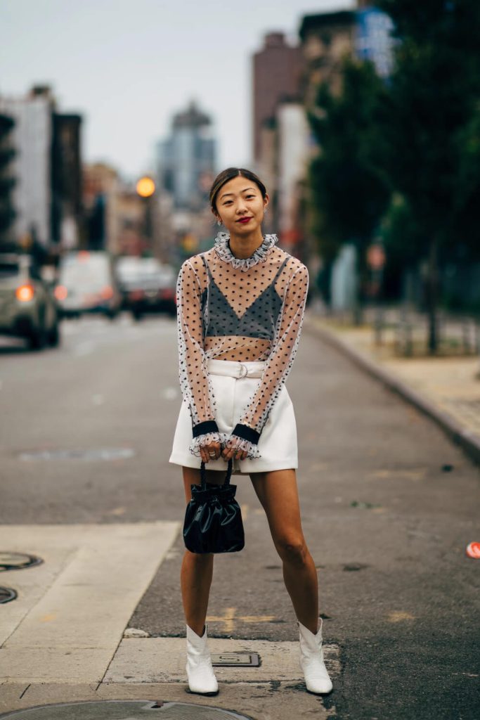 Bralette And Sheer Tops