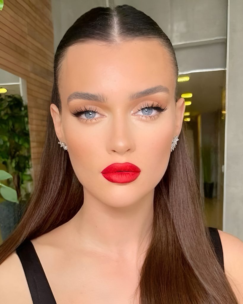 Bright Red Lipstick Looks