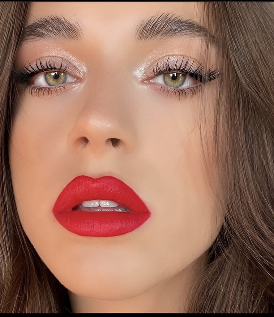 Bright Red Lipstick Looks