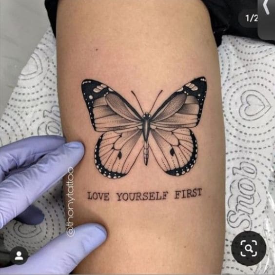 Butterfly Quote Tattoos
