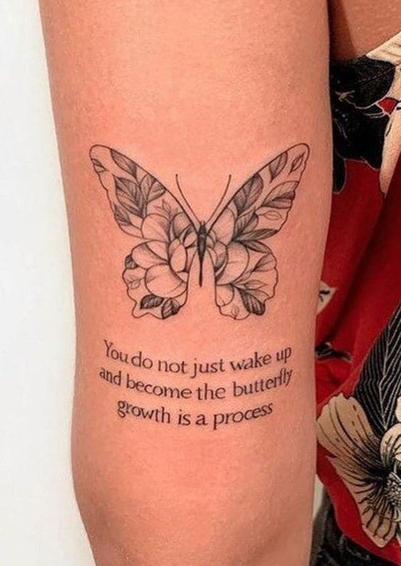 Butterfly Quote Tattoos