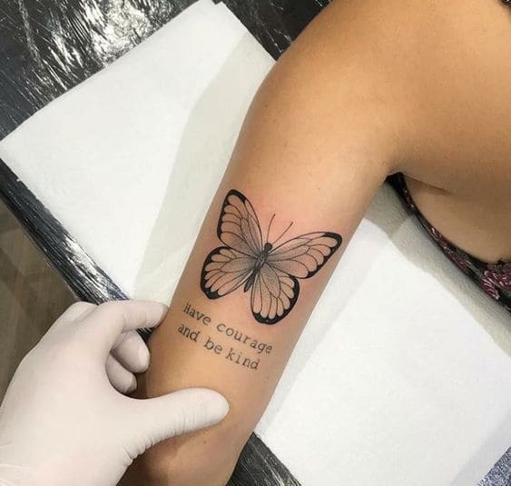 Butterfly Quote Tattoos