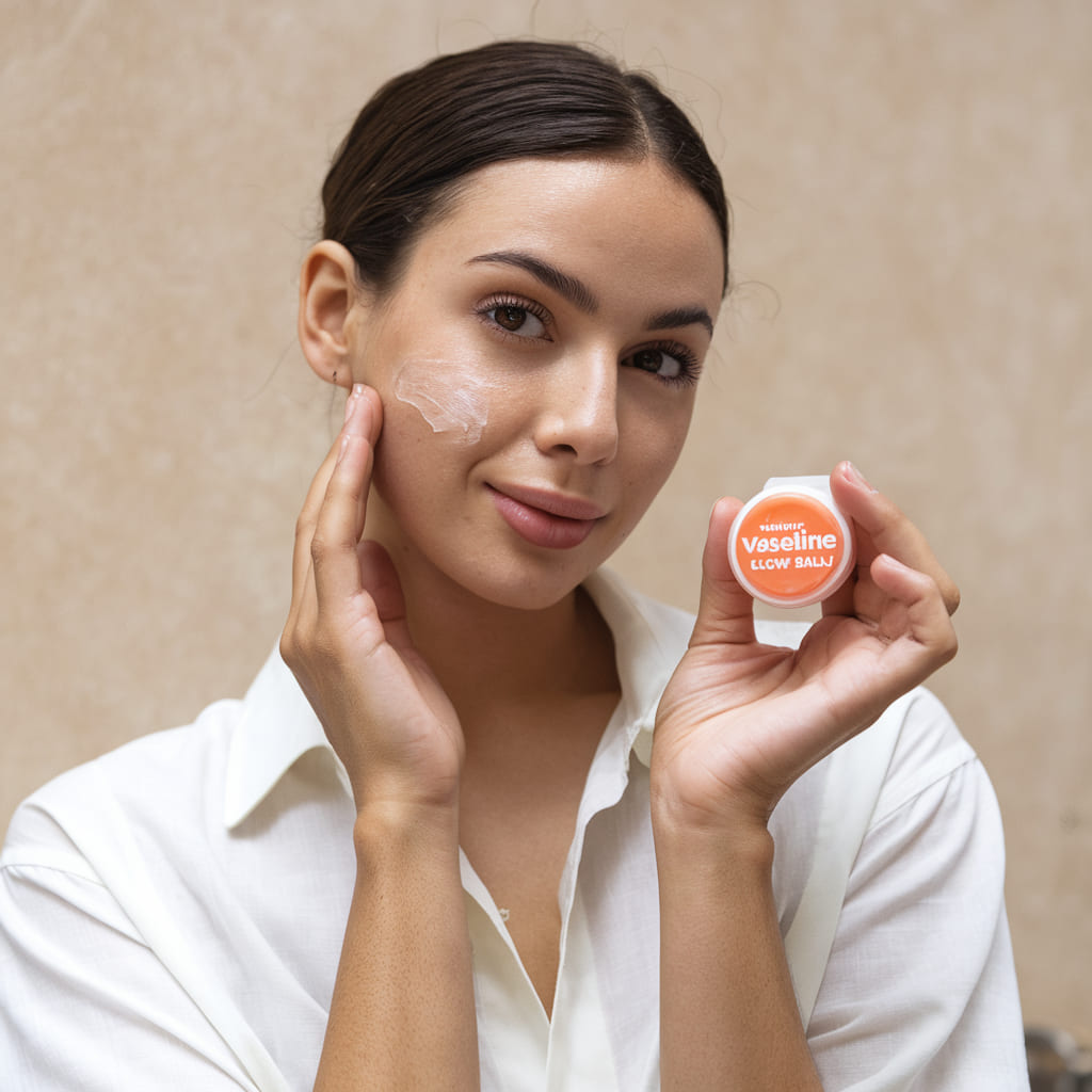 Carrot Vaseline Glow Balm