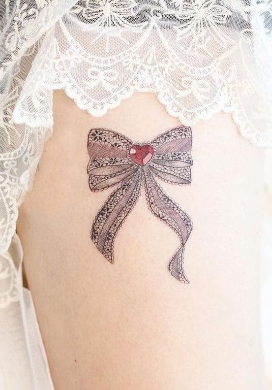  Charming Lace Bow Inks