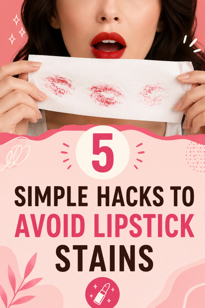 Simple Hacks To Avoid Lipstick Stains