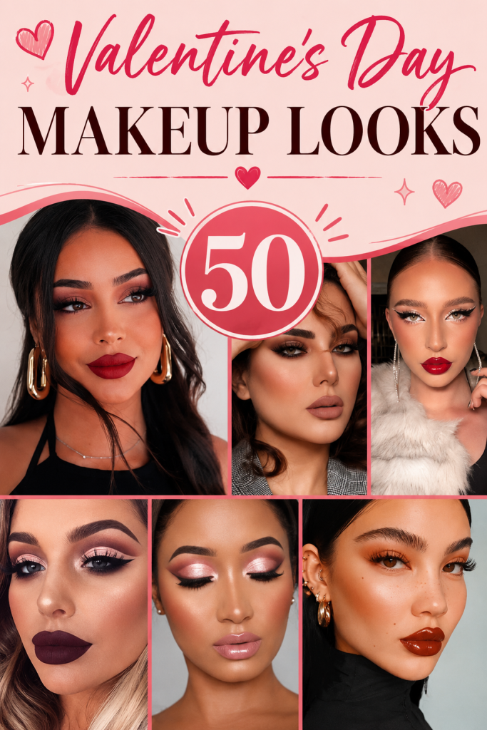 Valentine’s Day Makeup Looks