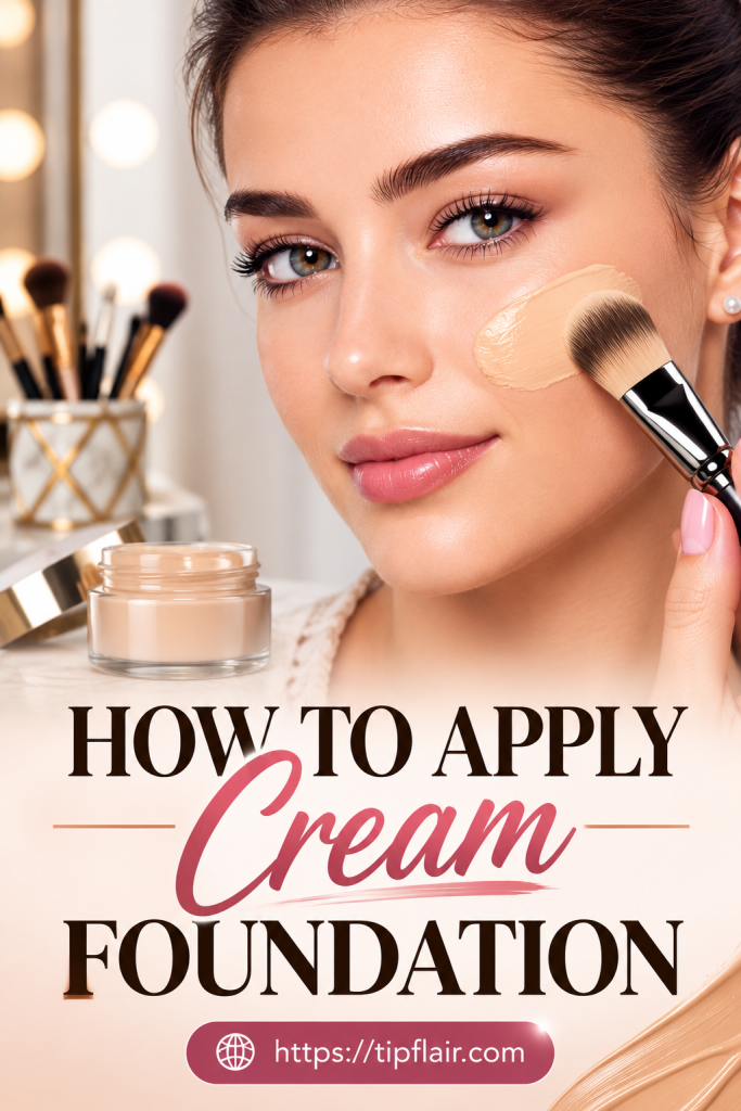 How To Apply Cream Foundation