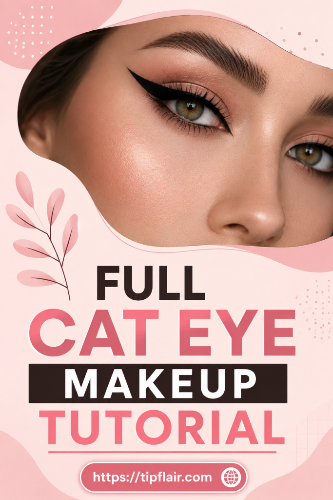 Full Cat Eye Makeup Tutorial