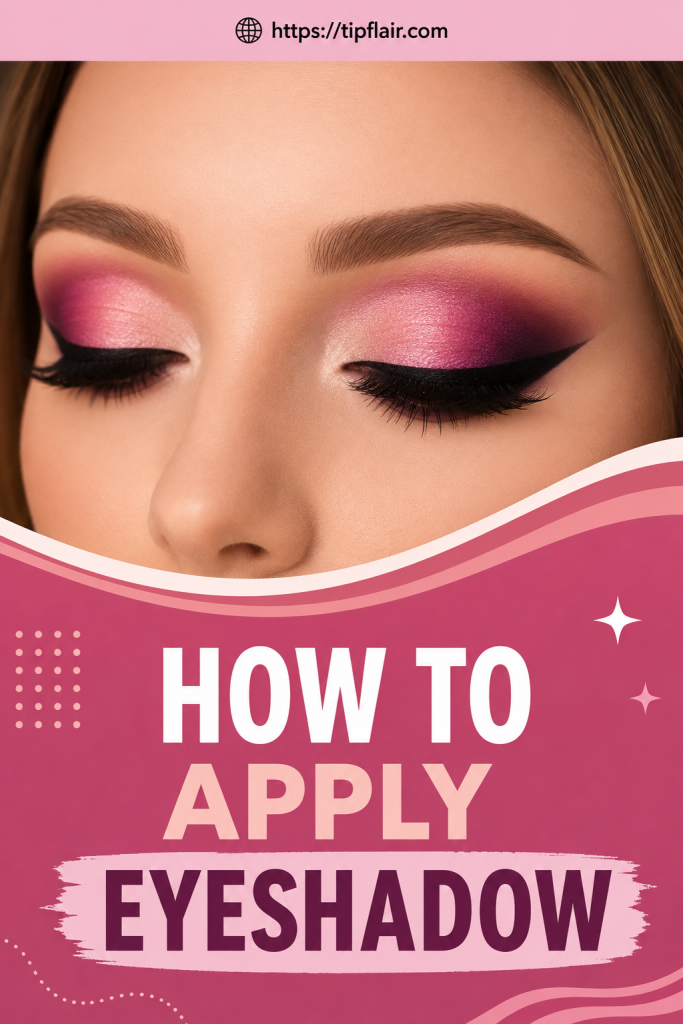 How To Apply Eyeshadow