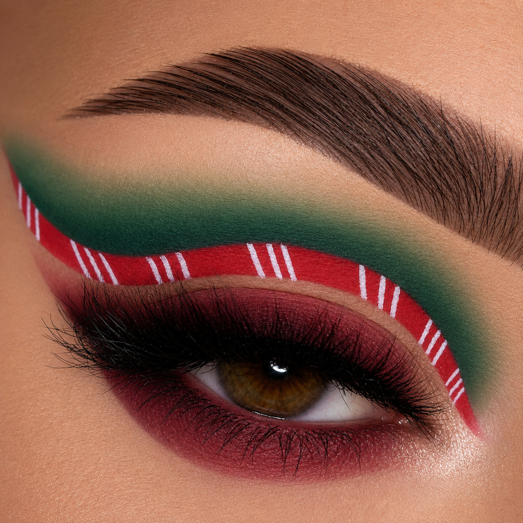 Red Christmas Makeup Looks