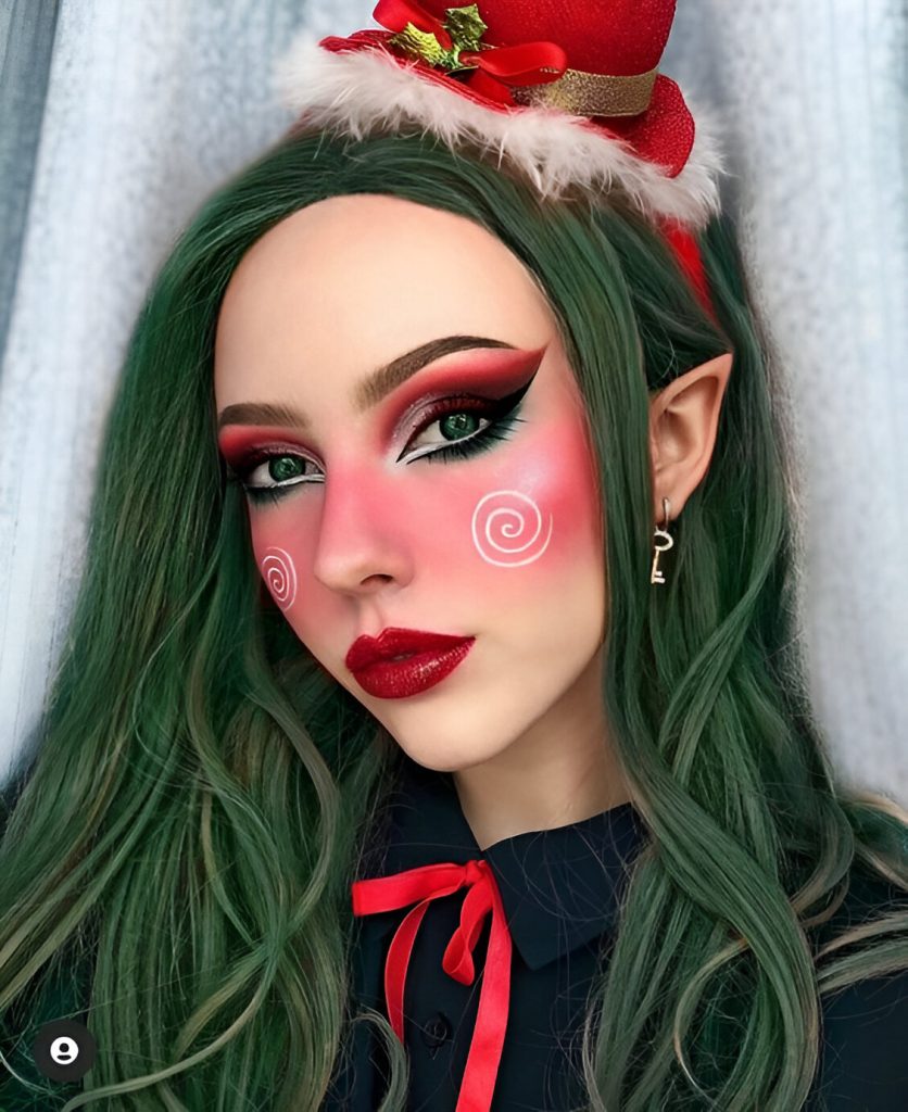 Christmas Elf Makeup