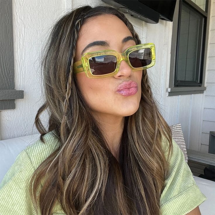 Chunky Rectangular Sunglasses