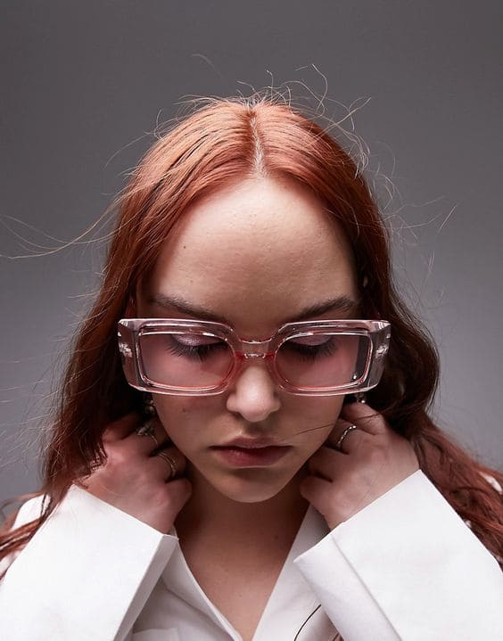 Chunky Rectangular Sunglasses