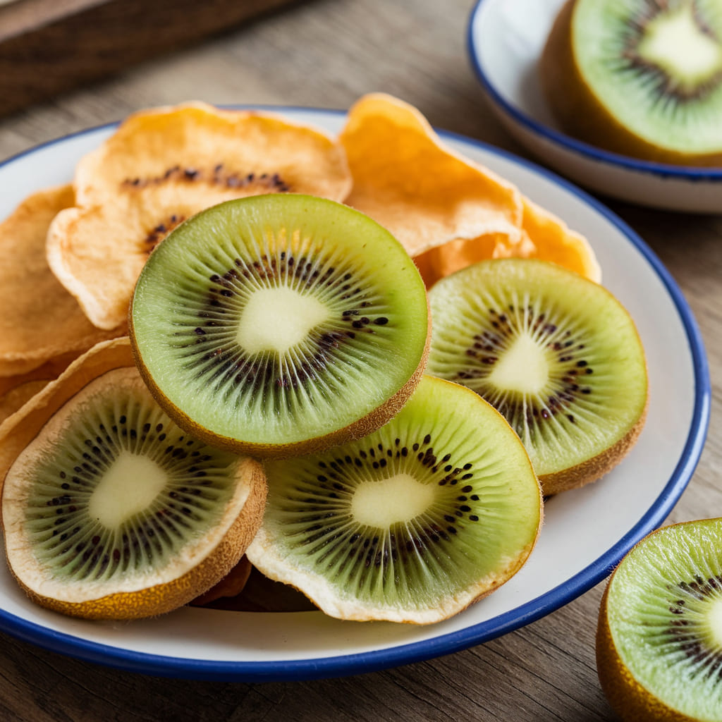 Classic Oven-Dried Kiwi Chips
