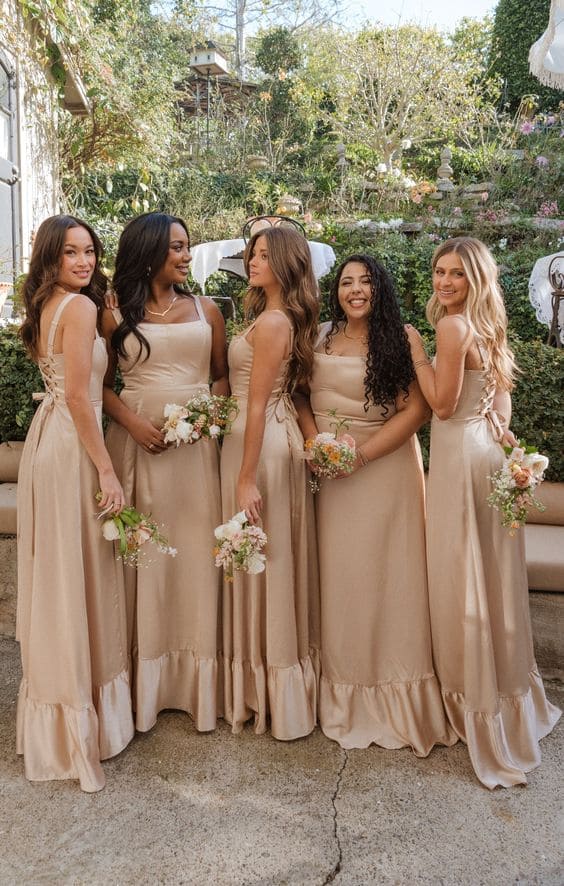Classy Champagne Dresses