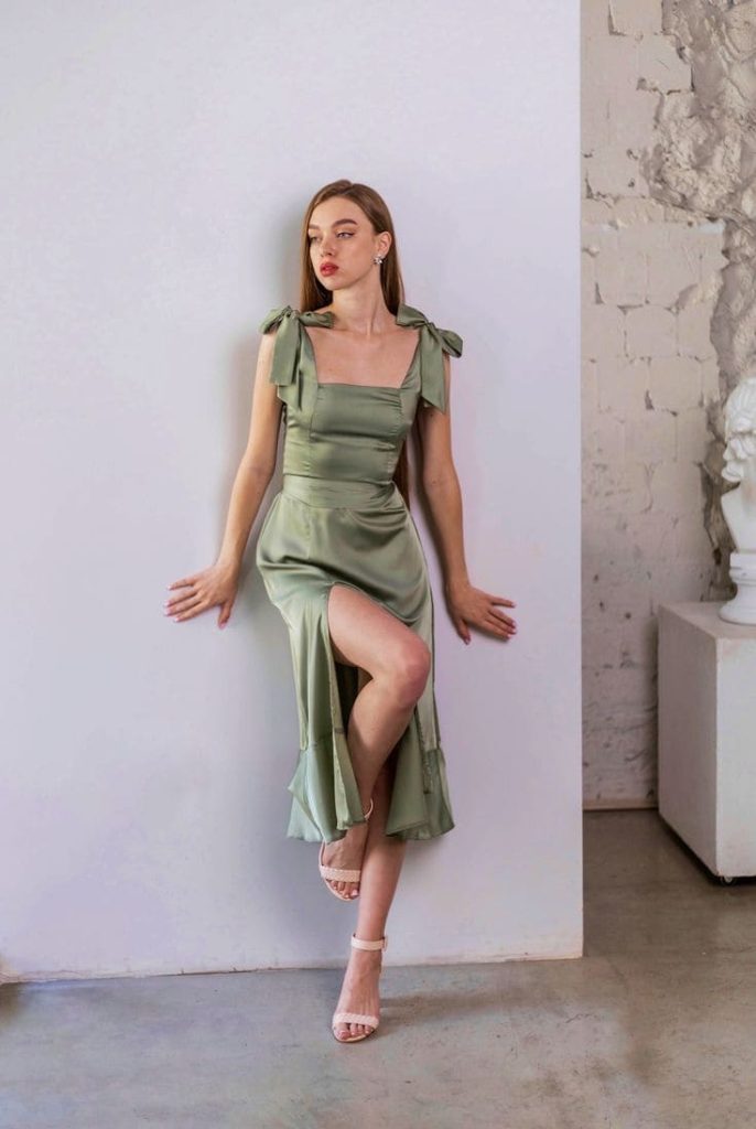  Classy Silk Dress