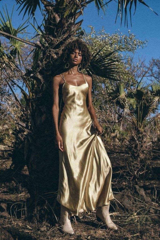  Classy Silk Dress