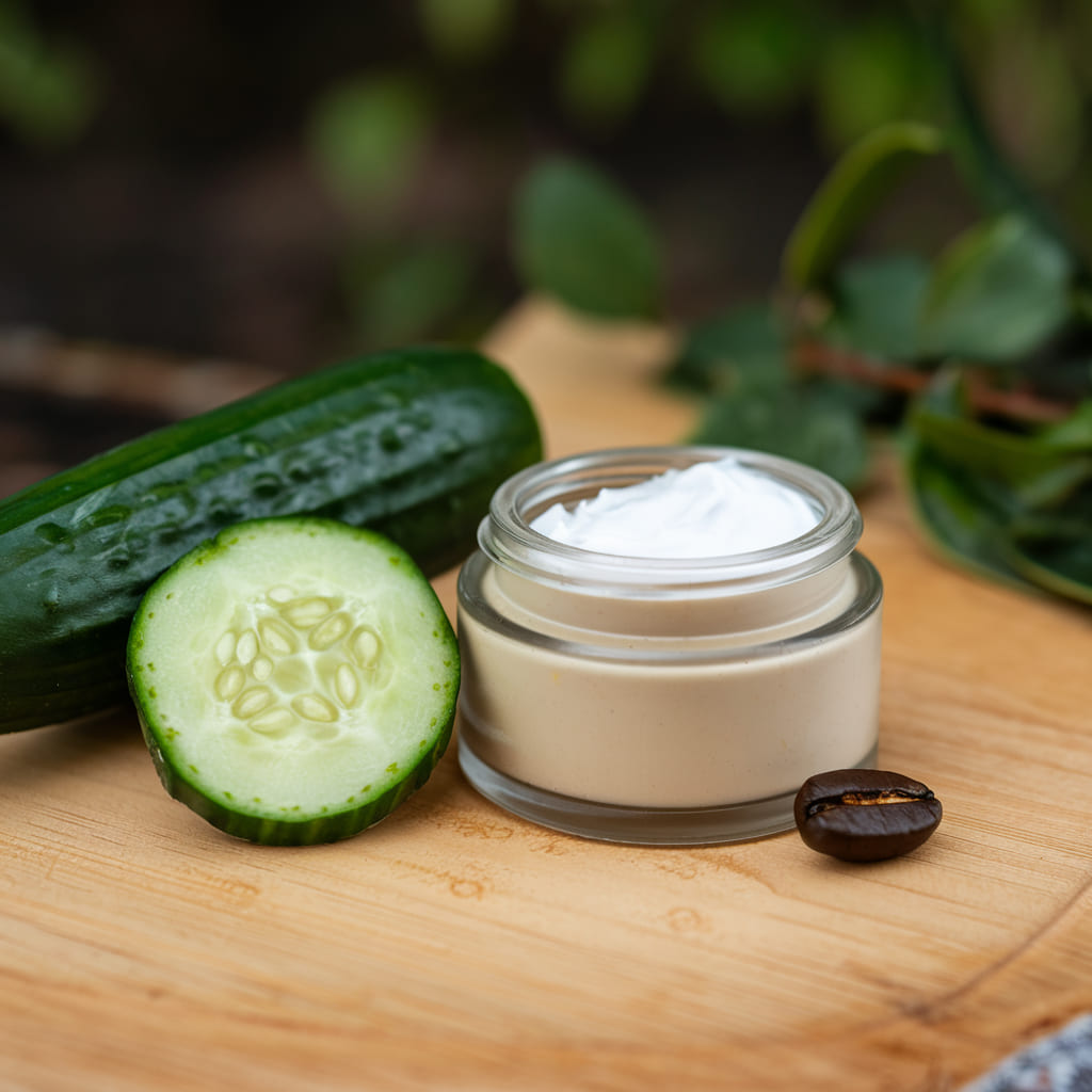 Coffee and Cucumber Eye Cream