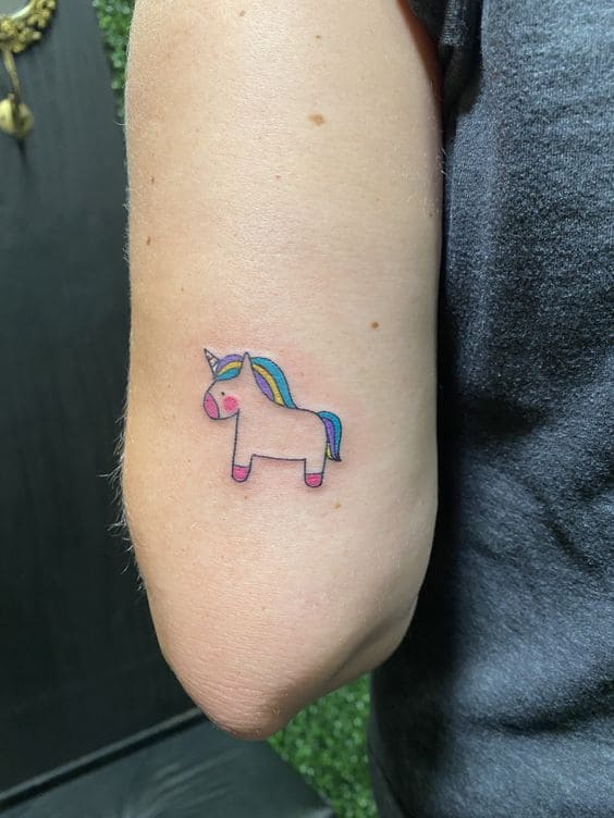 Color Lined Animal Tattoo Ideas