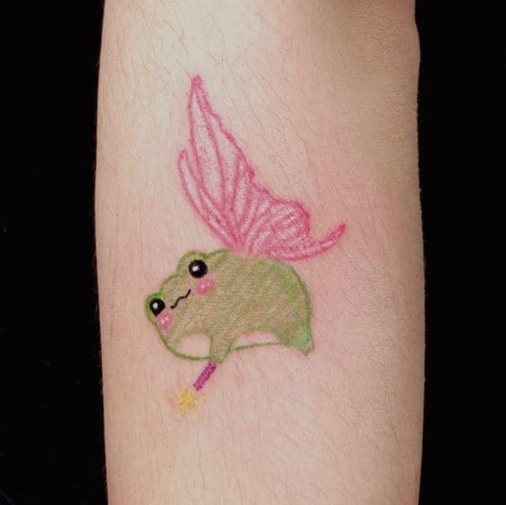 Color Lined Animal Tattoo Ideas