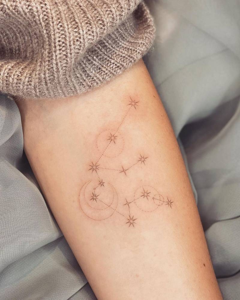  Constellation Focused Tattoos