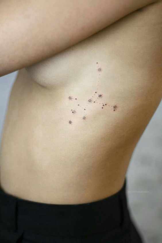 Constellation Small Rib Tattoos
