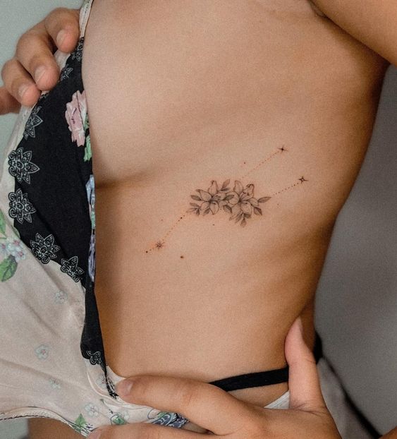 Constellation Small Rib Tattoos