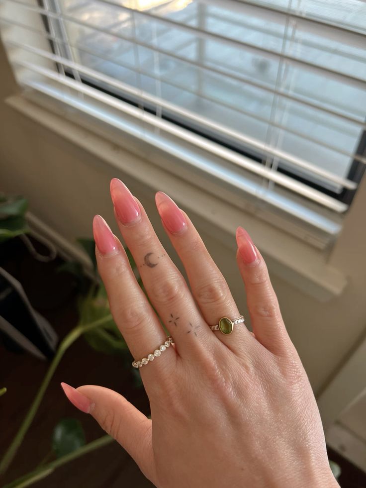  Crescent Moon And Star Finger Tattoo Designs