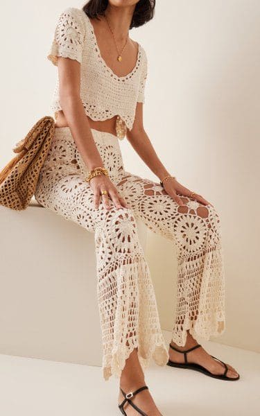 Crochet Two Piece Set