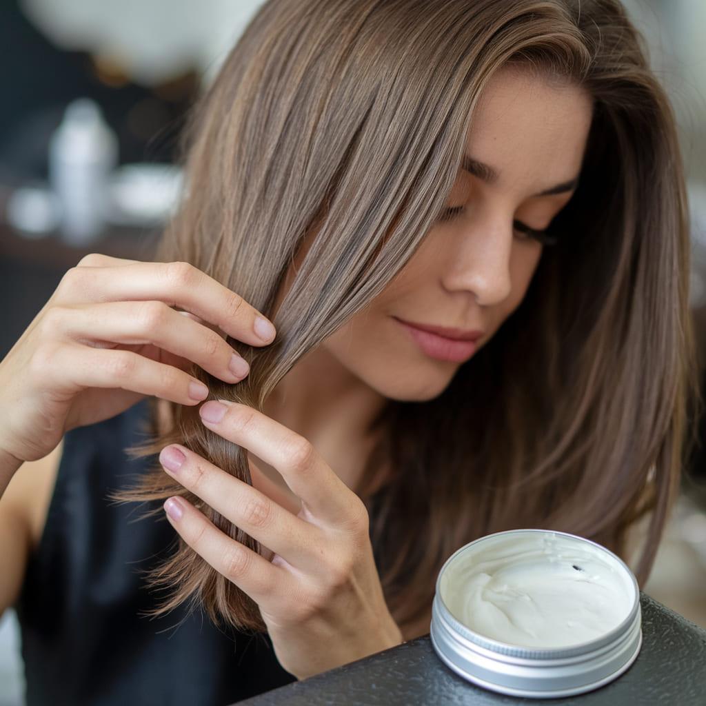DIY Coconut Hair Pomade for Stronger Hold
