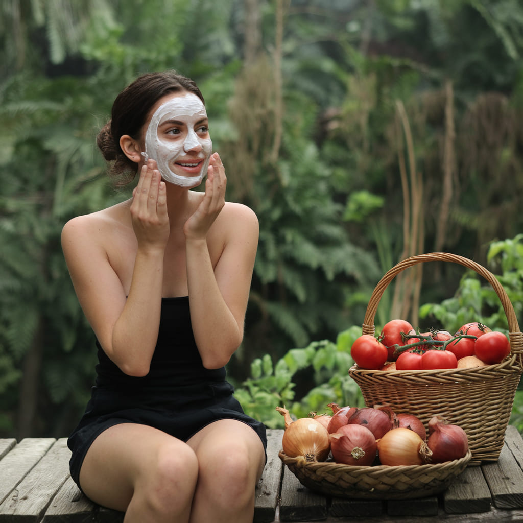 DIY Tomato Onion Face Mask for Instant Glow