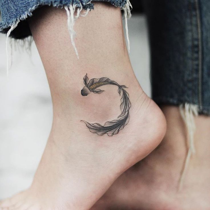 Dainty Symbol Drawings For Pisces Tattoo Designs