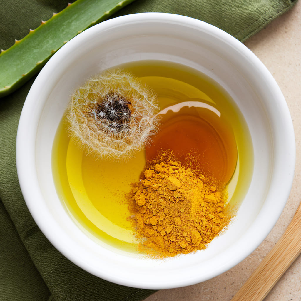Dandelion and Turmeric Spot Treatment (for acne and blemishes)
