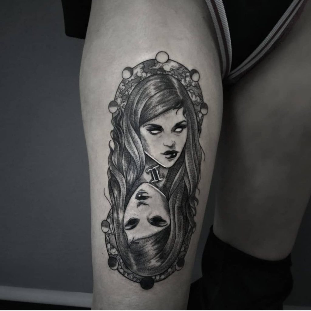 Dark Gemini Tattoo