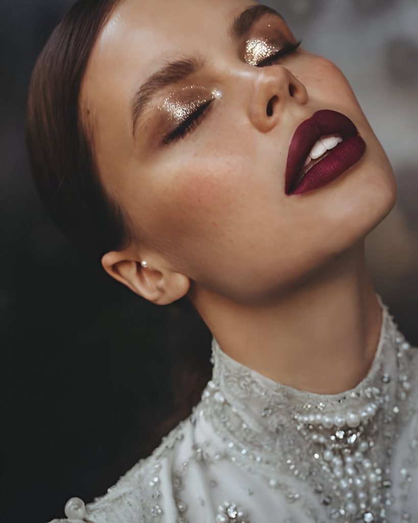 Dark Red Lip Looks