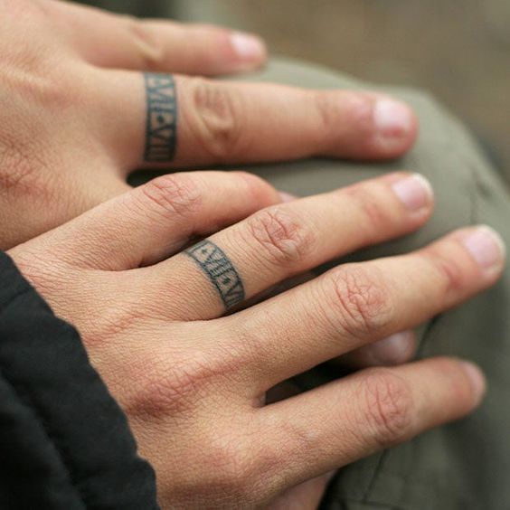 Date Finger Tattoos