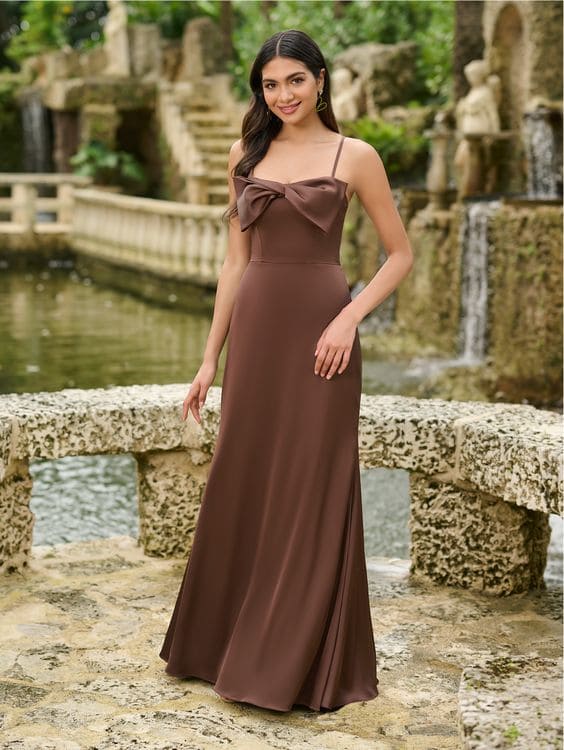 Deep Chocolate Bridesmaid Dresses