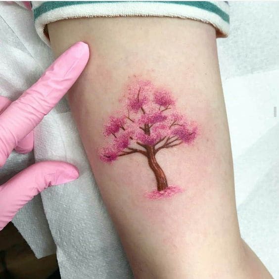 Delicate Cherry Blossom Inks