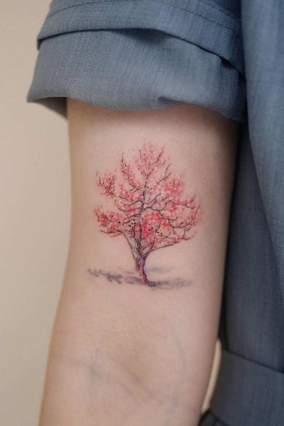 Delicate Cherry Blossom Inks