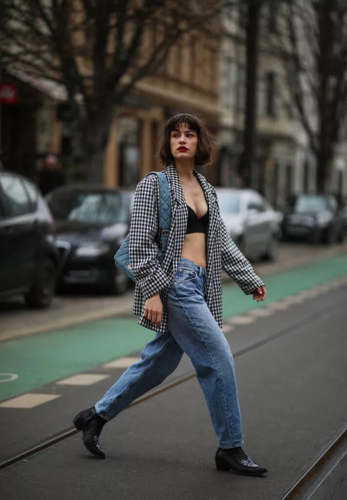 Denim Bralette Outfits