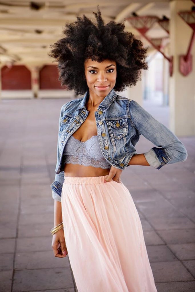 Denim Bralette Outfits