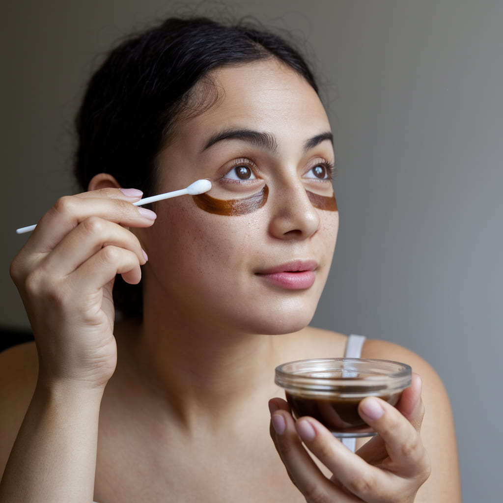 Egg and Coffee Under-Eye Depuffing Treatment