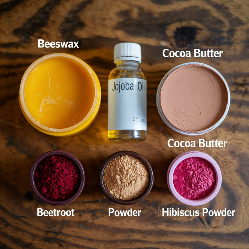 Essential Ingredients for DIY Tinted Lip Gloss