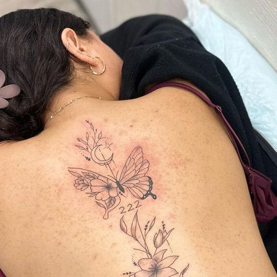  Ethereal Back Butterfly Tattoos