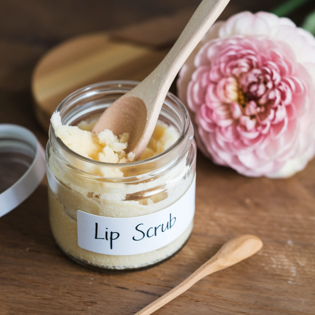 Exfoliating Shea Butter Lip Scrub