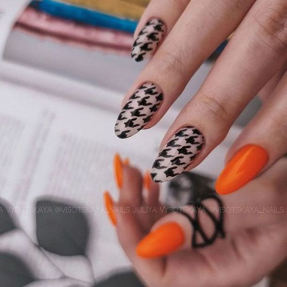 Fall Houndstooth Nails
